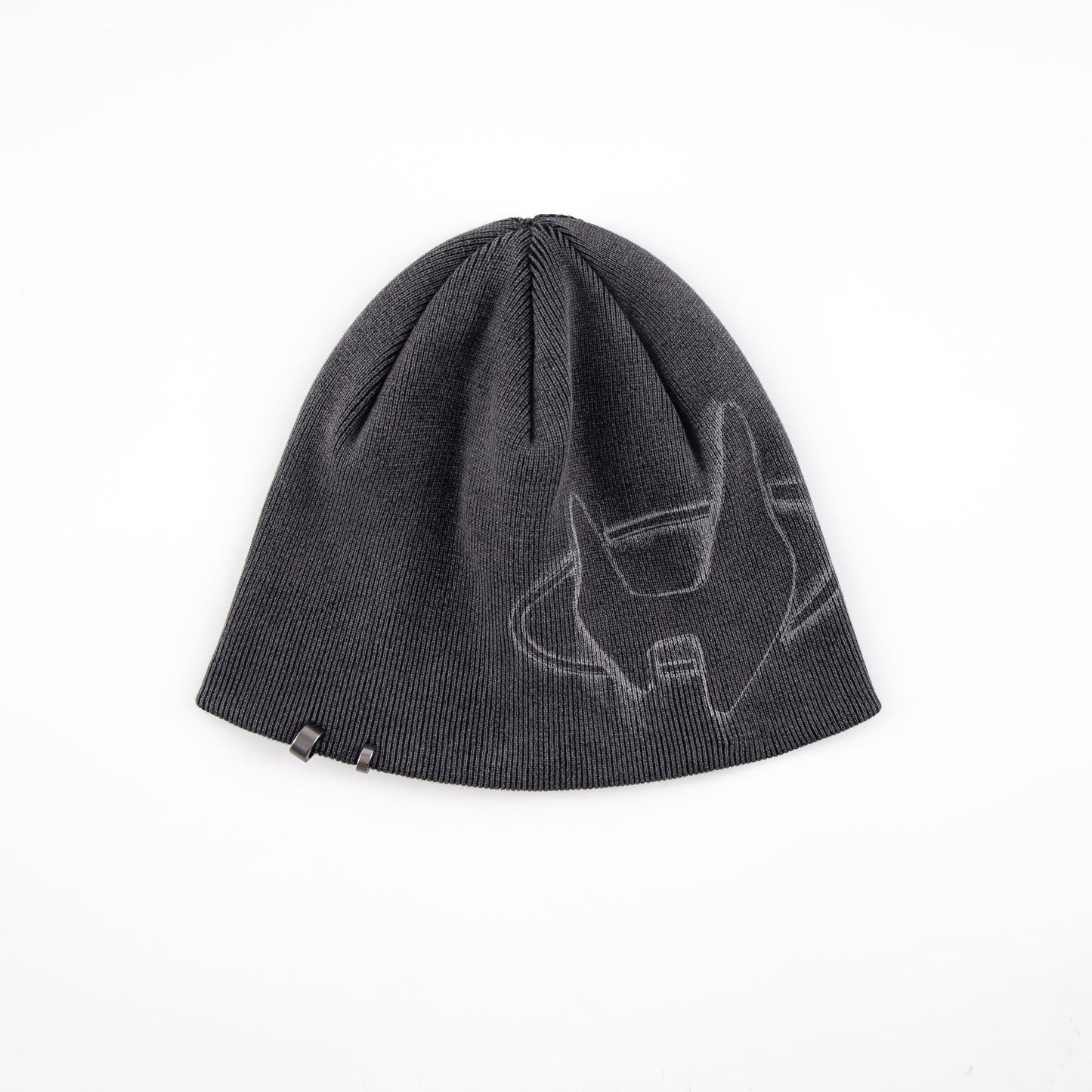 Pierced Beanie Black