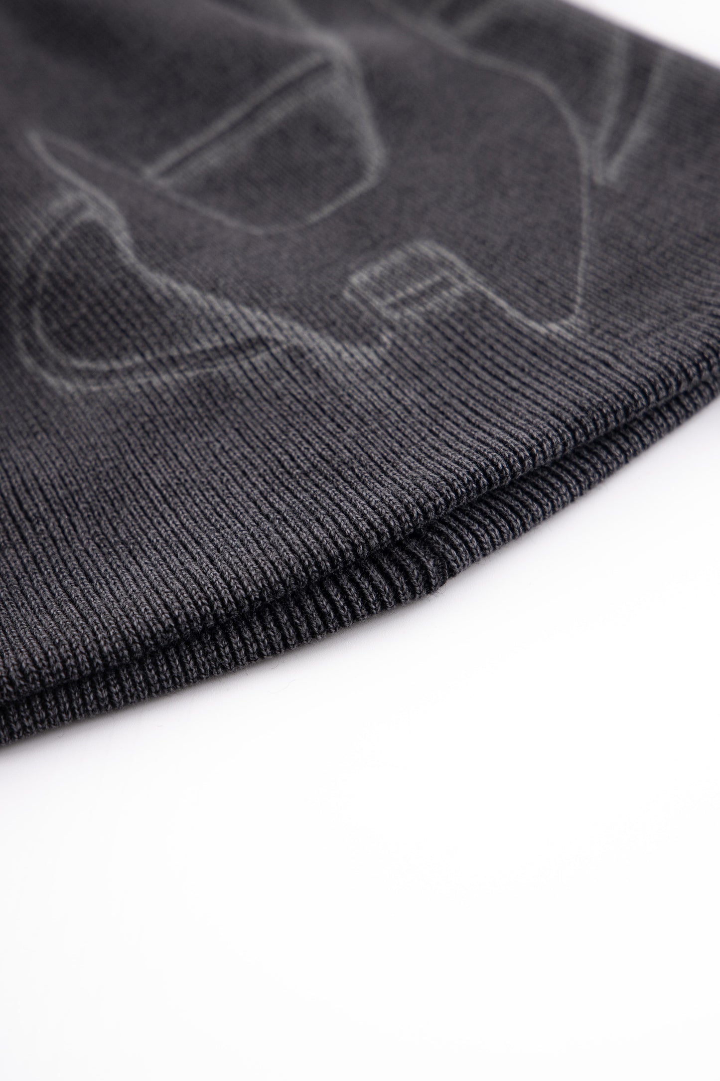 Pierced Beanie Black