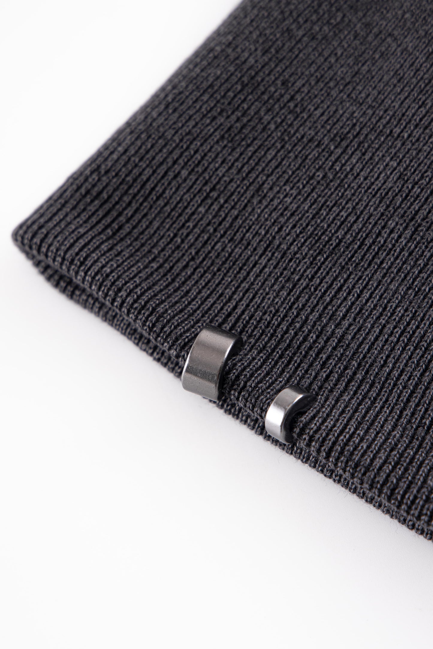 Pierced Beanie Black