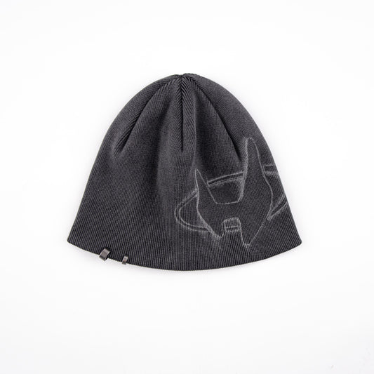 Pierced Beanie Black