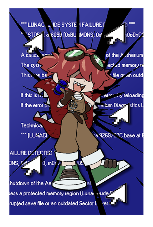 Bugmon Character Pin