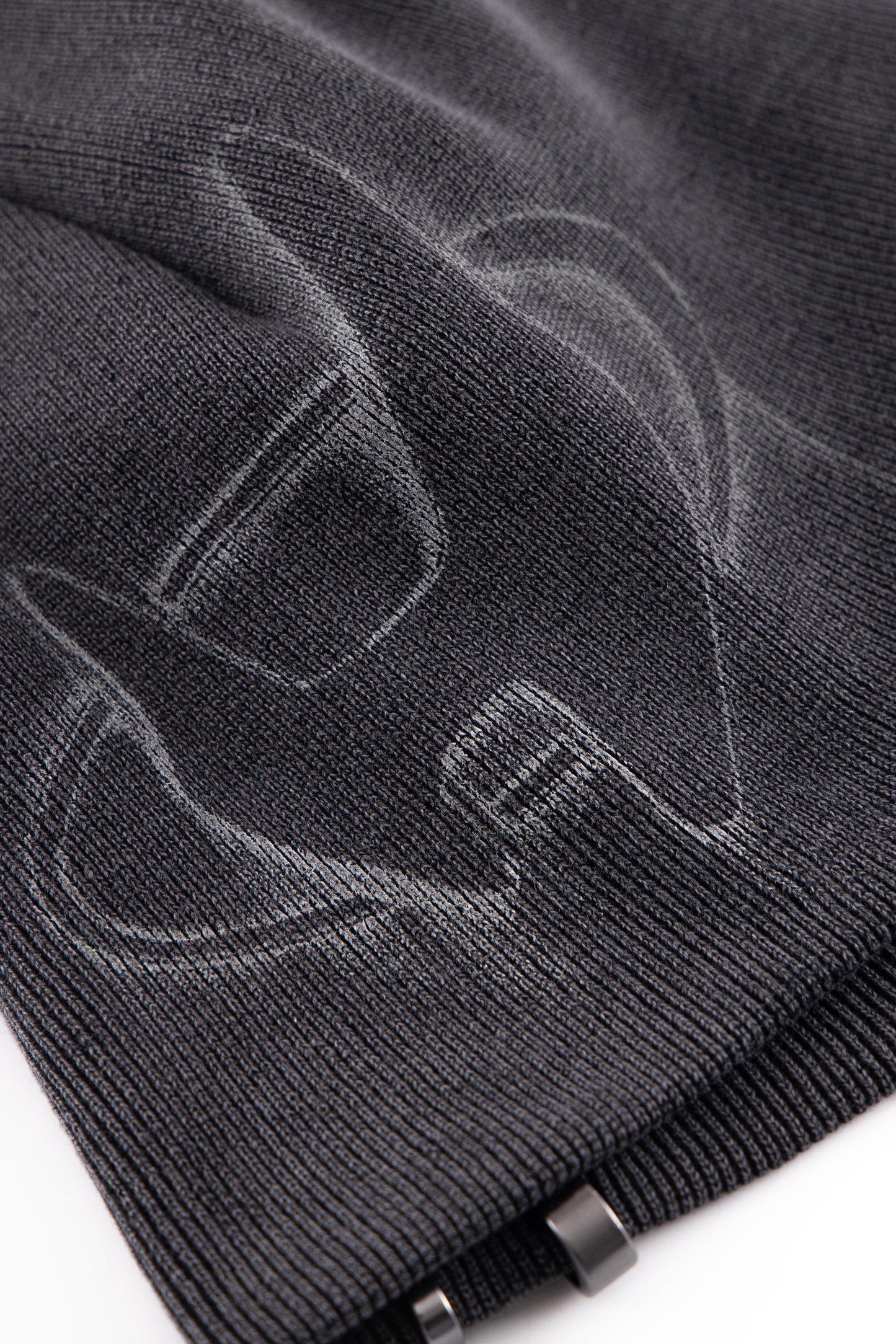 Pierced Beanie Black