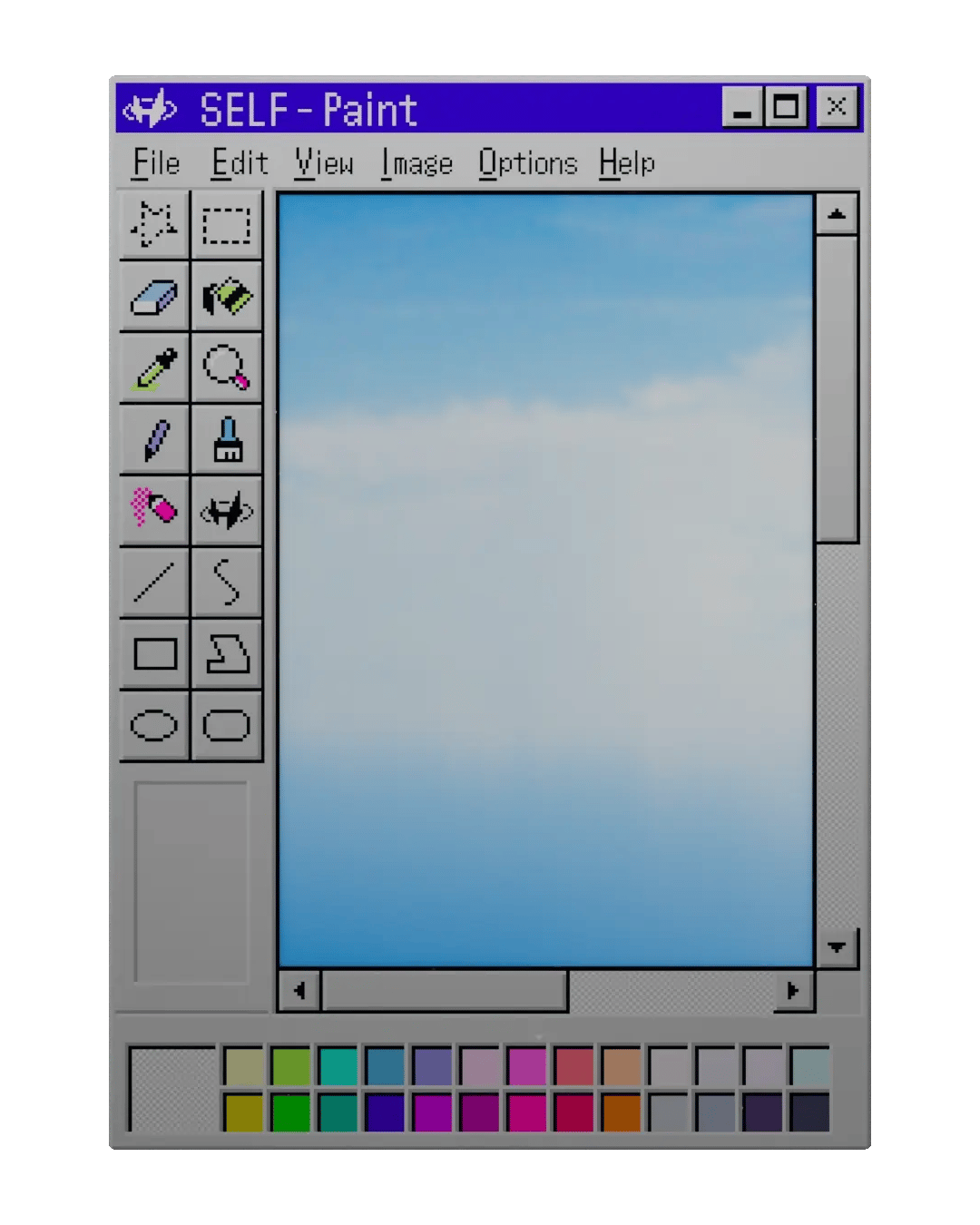 Paint mirror